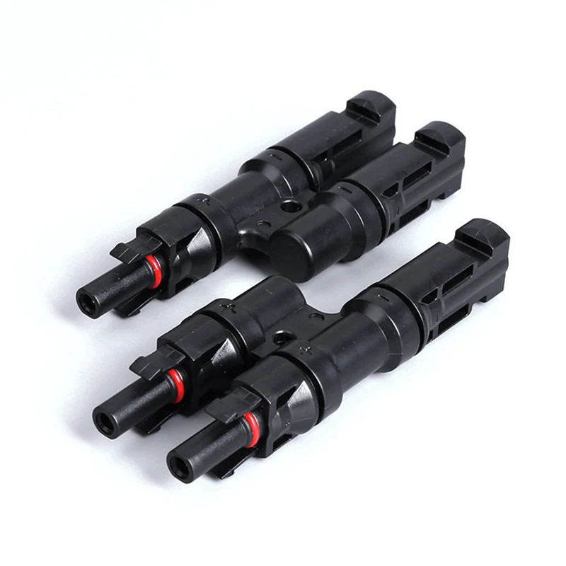 

Photovoltaic Solar PV Connector Y/T Type 30A 1000V 3 4 5 6 7 Way Branch Connector Kit For PV/MC Cable 2.5/4/6mm² Battery Module