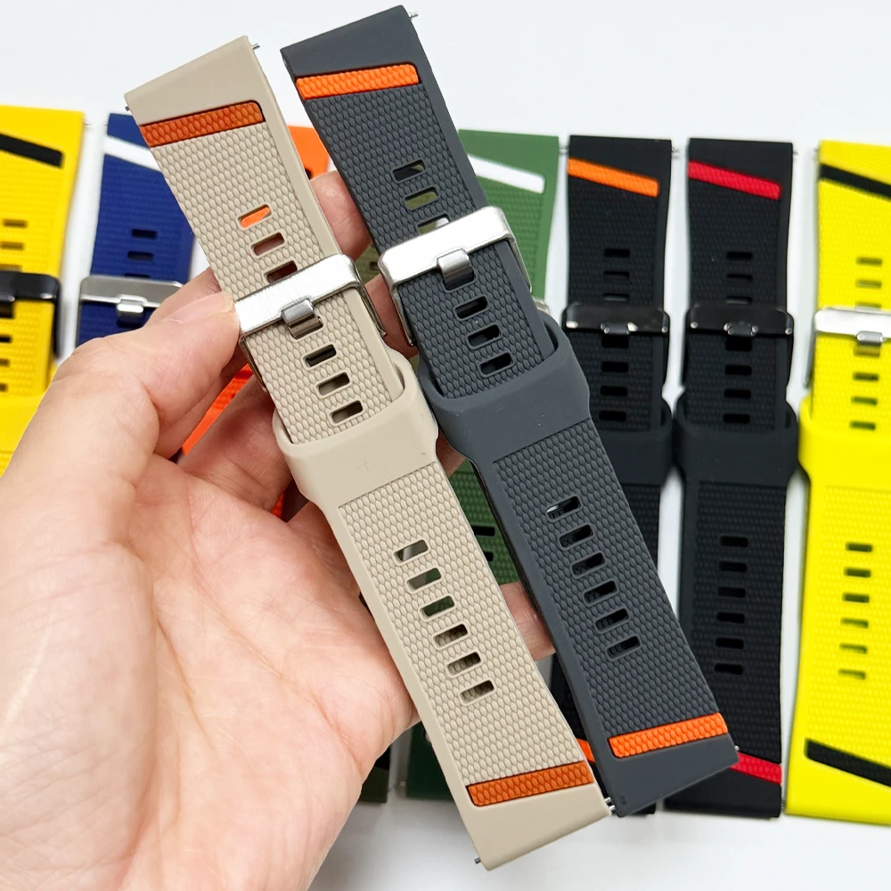 Sports Silicone Band For COROS APEX 4 2 Pro Breathable Replacement Strap For COROS APEX 4 42mm 46mm PACE 4 3 22mm Soft Wristband