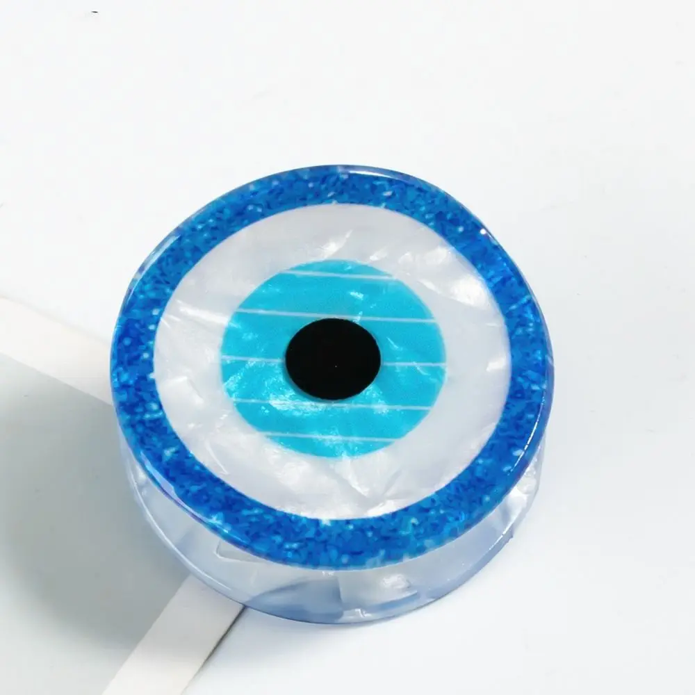 

PVC Blue Demon Eye Hair Claw Kroean Style Ponytail Holder Blue Devil's Eye Shark Clip Hair Accessories Hairpin Hair Clip