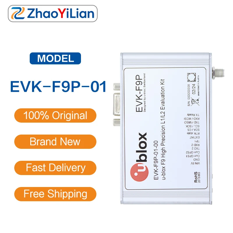 For EVK-F9P-01 ZED-F9P Multi Band GNSS RTK High Precision Positioning Evaluation Kit