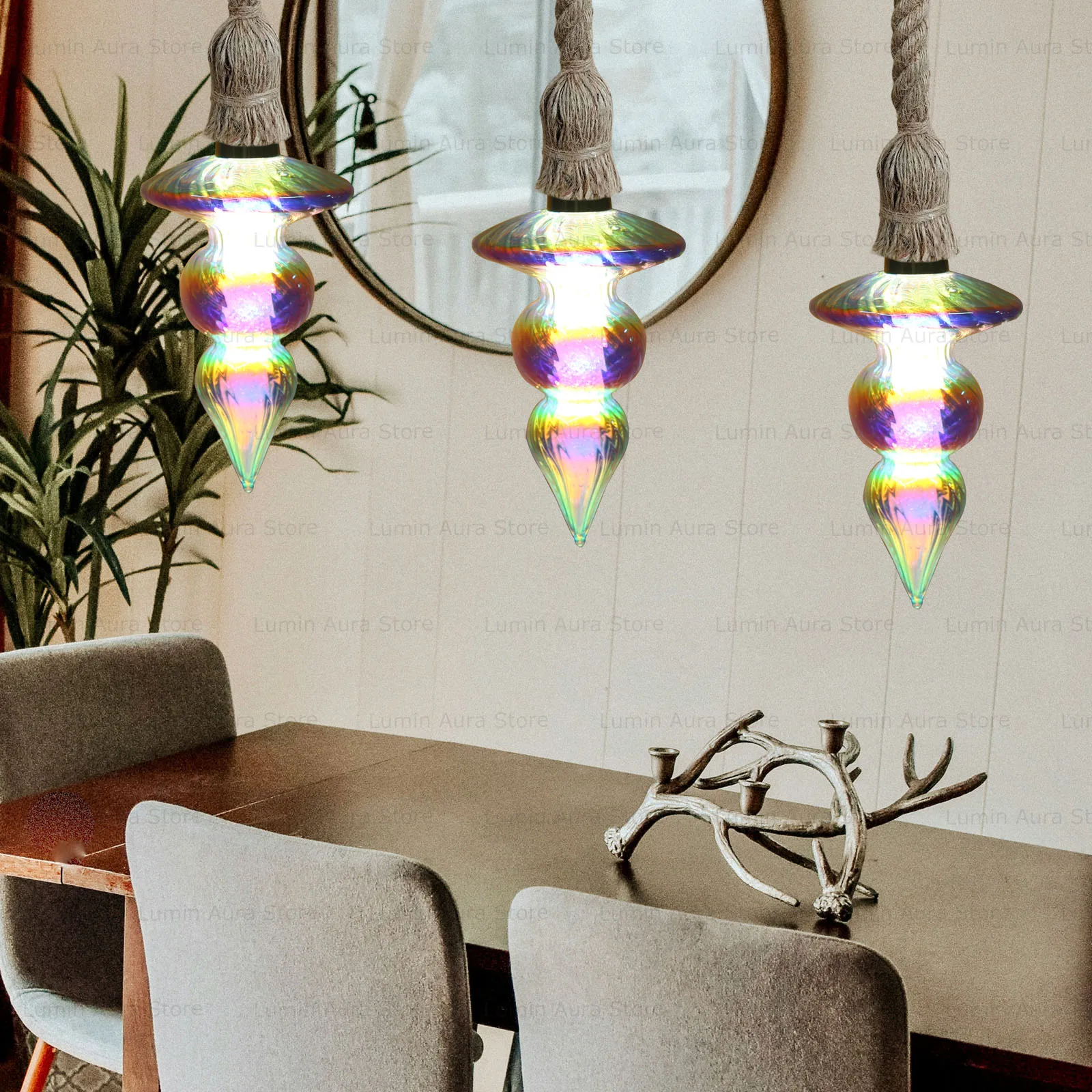 

E27 3W Hanging Wire Lamp Edison Retro LED Pendant Lamp 220V Decoration Home Christmas Parties Bars Restaurants