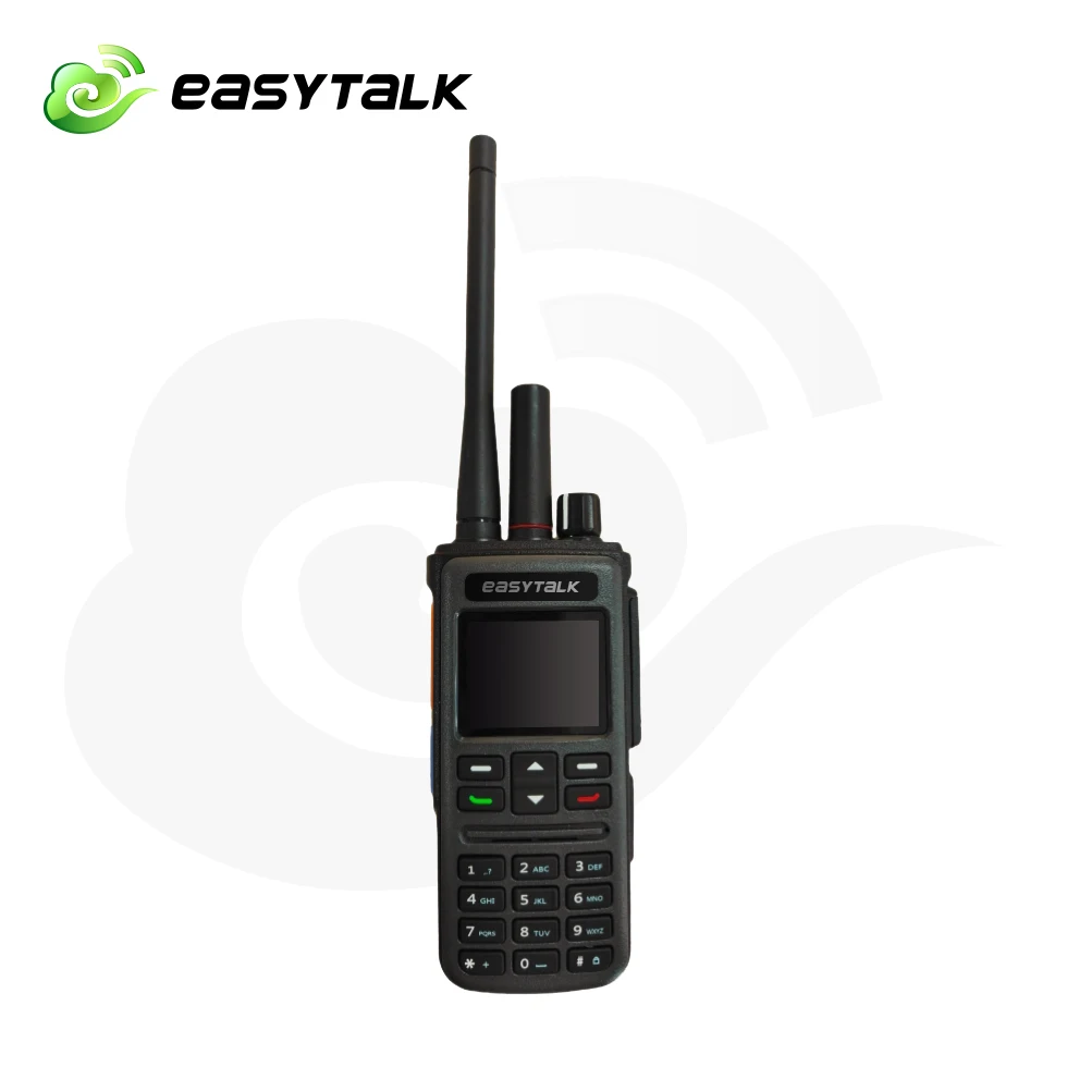 Easytalk K85 4G Dual Mode Two-Way Radio 10W High Power VHF/UHF + PoC IP67 Rugged Global PTT Restaurant Catering Service