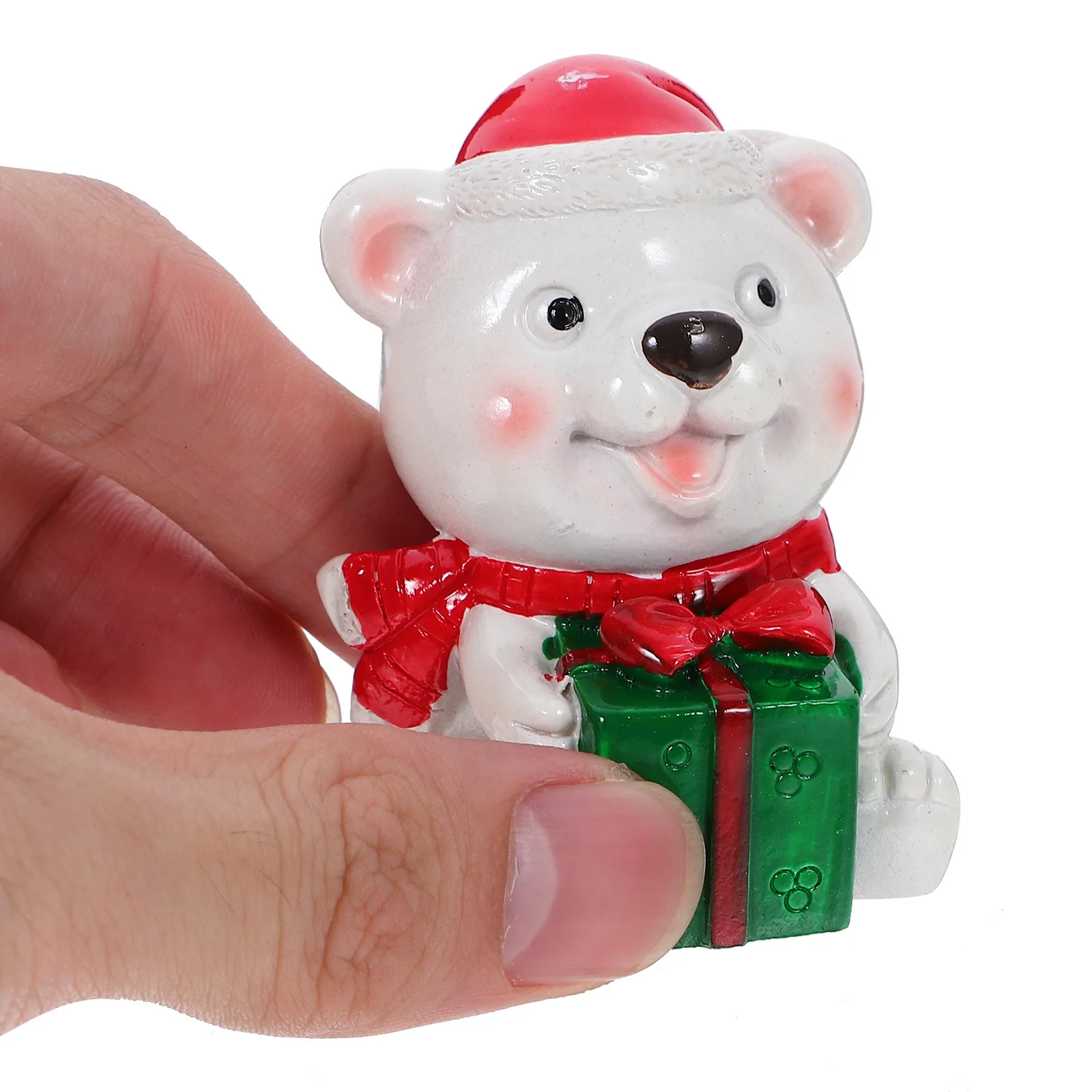 伝統的なクリスマスデスクトップオーナメント装飾ミニ樹脂製フィギュアクラフトガーデンスタチュー彫刻