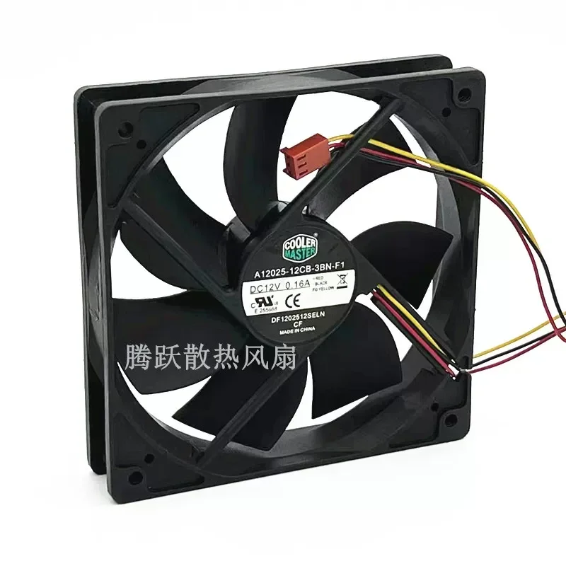 for Cooler Supreme A12025-12CB-3BN-F1 12V 0.16A 3-Wire 12CM Silent Chassis Fan