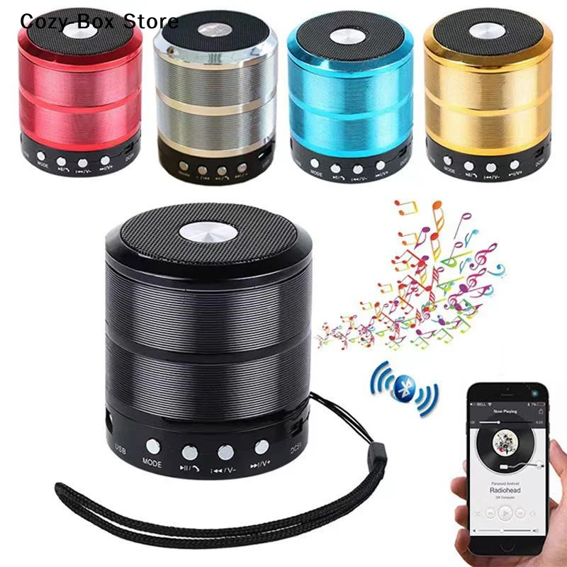 [ZY]887 Mini Portable Bluetooth Speaker With USB Card Slot FM Radio Rechargeable Battery Amplification Function - Powerful Bass