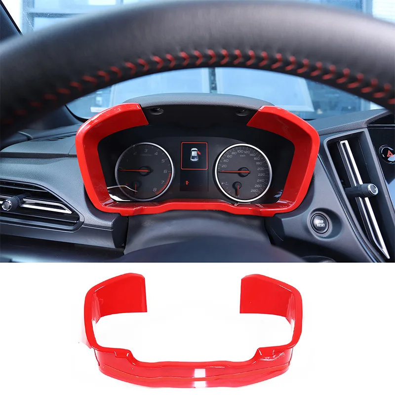 

Для Subaru WRX 2022 2023 2024Dashboard Декоративная рамка Дисплей Диск Декоративная рамка ABS Узор из углеродного волокна 1 шт. LHD