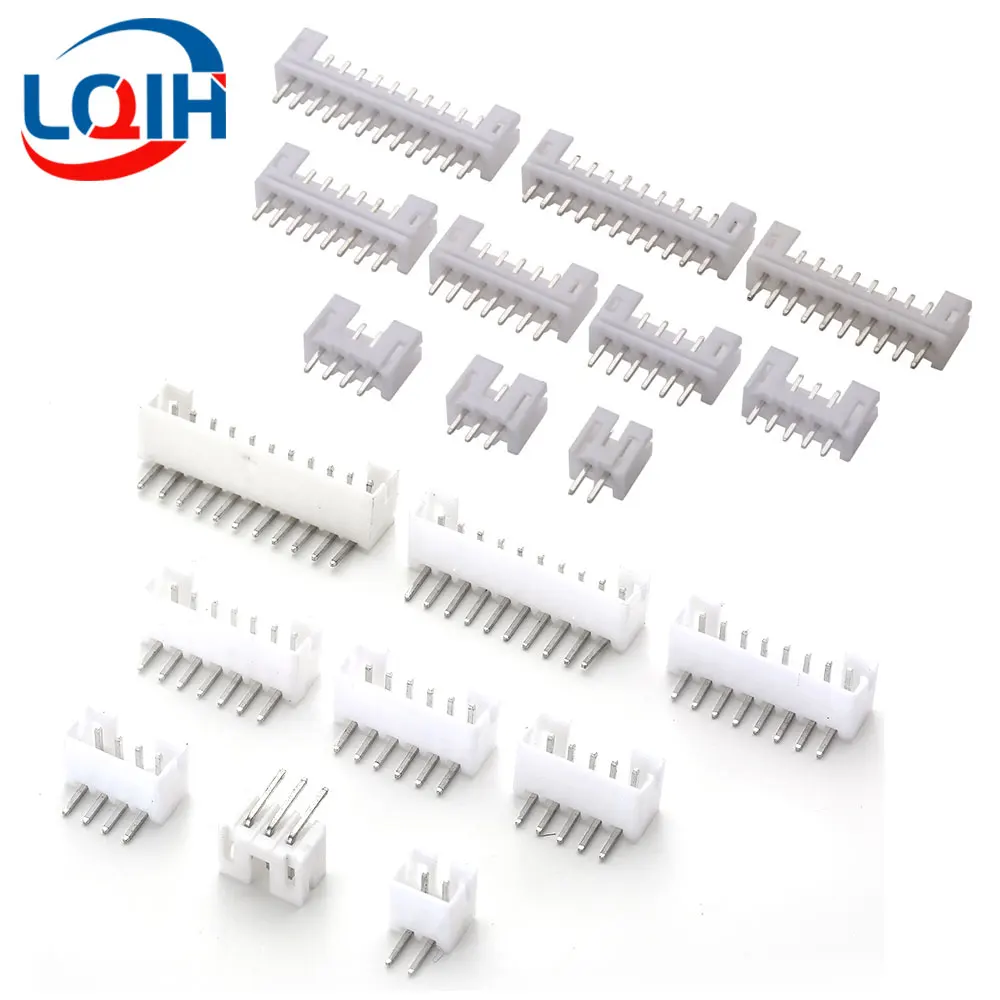 PH 2.0mm Pitch Connector Header Male Blade 2P 3P 4P 5P 6P 7P 8P 9P 10P 11P 12P 13P 14P 15P 16P Straight Curved needle PCB