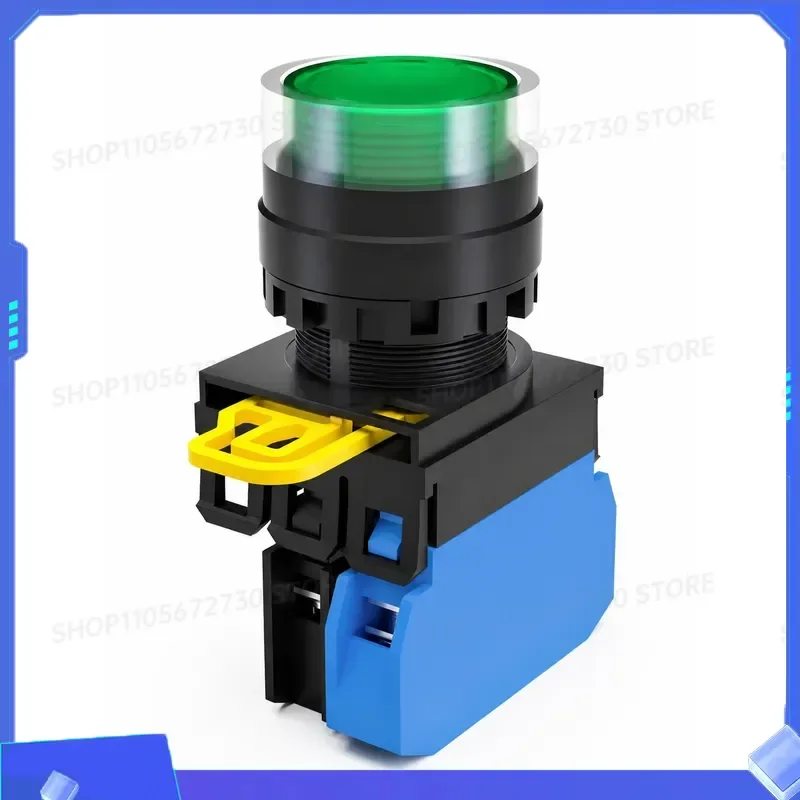 pulsante-di-accensione-spegnimento-circolare-verde-da-22mm-con-luce-autobloccante-220v-24v