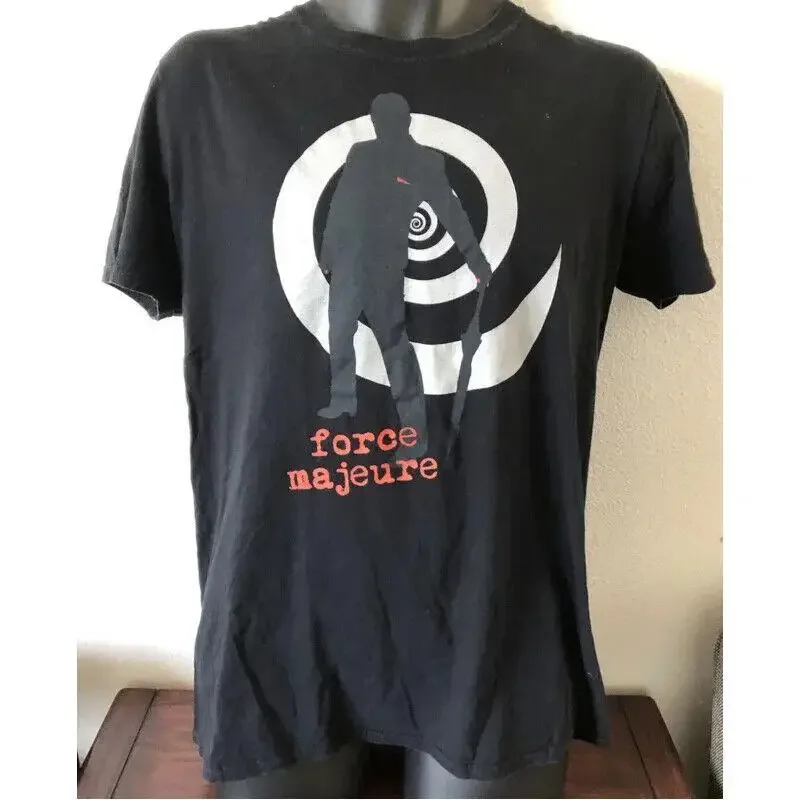 Eddie Izzard Stand Up 2013 Force Majeure Usa 33 Cities Tour Mens Rare T Shirt L
