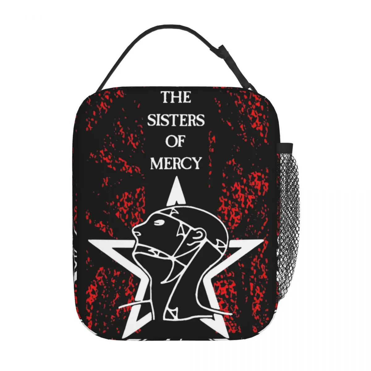 THE SISTERS OF MERCY Rock Band Thermal Insulated Lunch Bag for School Portable Food Container Bags Cooler Thermal Lunch Boxes