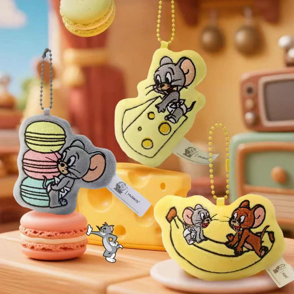 本物のアニメトムとジェリー ミニ磁気ぬいぐるみ漫画猫とネズミシリーズぬいぐるみ冷蔵庫装飾デカールバックパック装飾ギフト