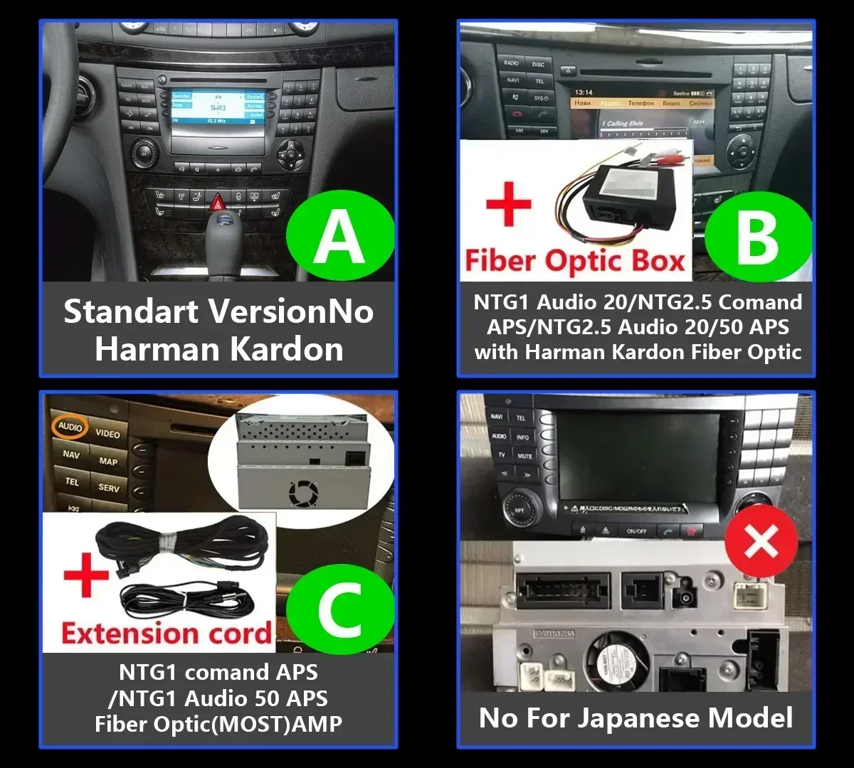Car Audio Head Unit For Mercedes Benz G/E/CLS-Class E200 W211 W463 E500 W219 Handsfree Swap GPS WIFI DSP RDS 4G Exchange Stereo