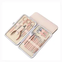 Scissor Nail Clippers Set Cutter Tool Manicure Kit Stainless Steel Pedicure Cuticle Nipper Portable 7 To 18 Pcs