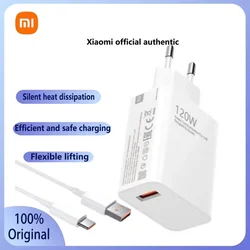 Original Xiaomi 120W 67W 33W Charger Fast Charge QC 3.0 EU Adapter For Redmi 12 10C 13R 12R Note 8 Pro 9 9T Poco M3 C40 Usb Type