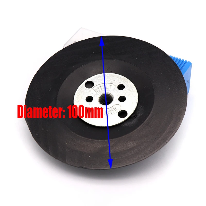 1PCS Rubber Back Pad Round Grinding Disc Sanding Disc For Angle Grinder Sanding Sander 4 Inch 100MM Sandpaper Backing Pad