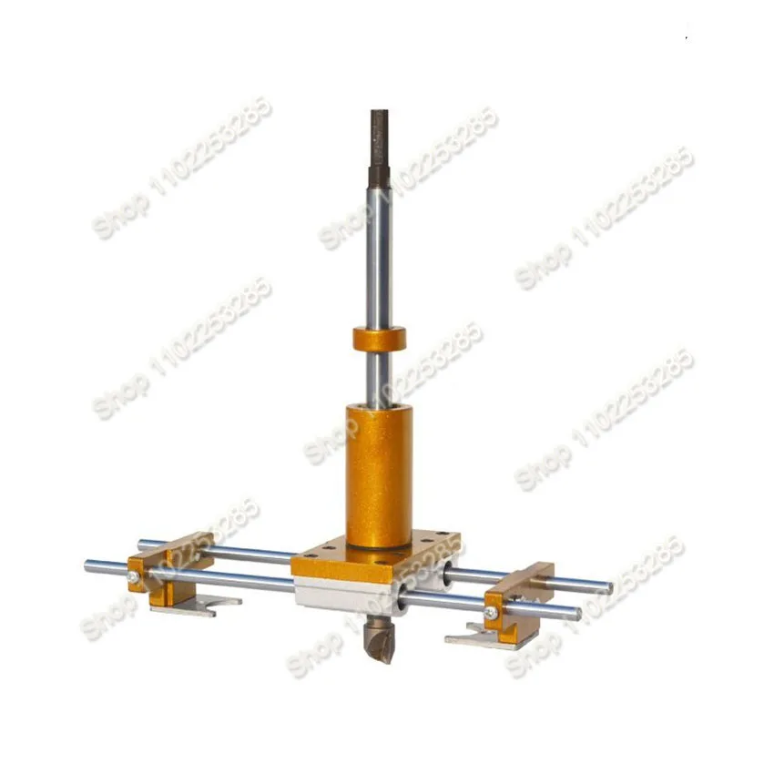 Multifunctional Wooden Door Lock Hole Opener Kit Lock Mortiser Slotter Jig Key Hole Drilling Guide Installation Hole Locator