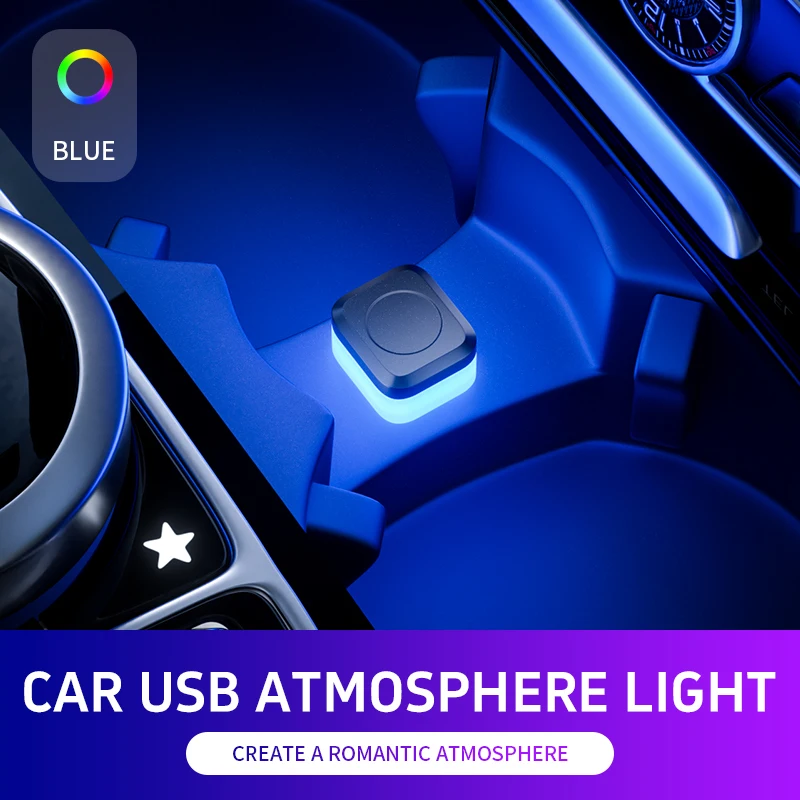 1x Auto USB Led Licht sfeerlamp Plug Play Universele LED interieur Sfeerlicht Auto Leeslamp Decoraties Decoratieve Strip - afbeelding 1