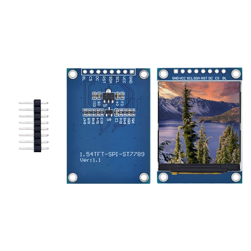 1.54 Inch TFT LCD Display Module ST7789 Driver 240×240 SPI IPS Color Screen for Arduino ESP32 STM32