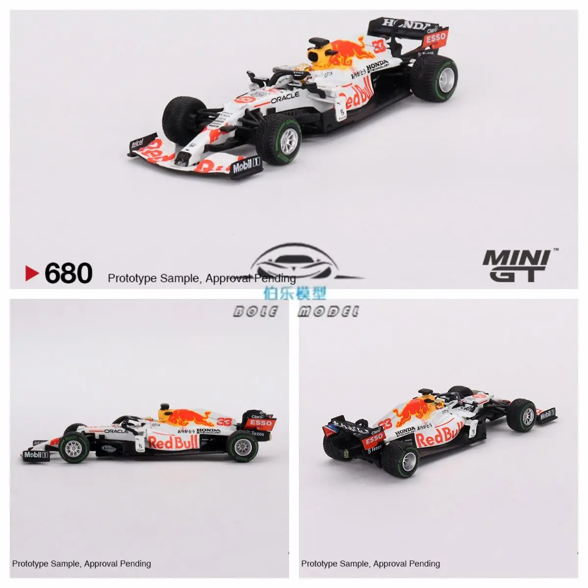 Minigt1:64 Red Bull F1 Car Red Bull RB16B#11#33 Alloy Racing Model 679#680