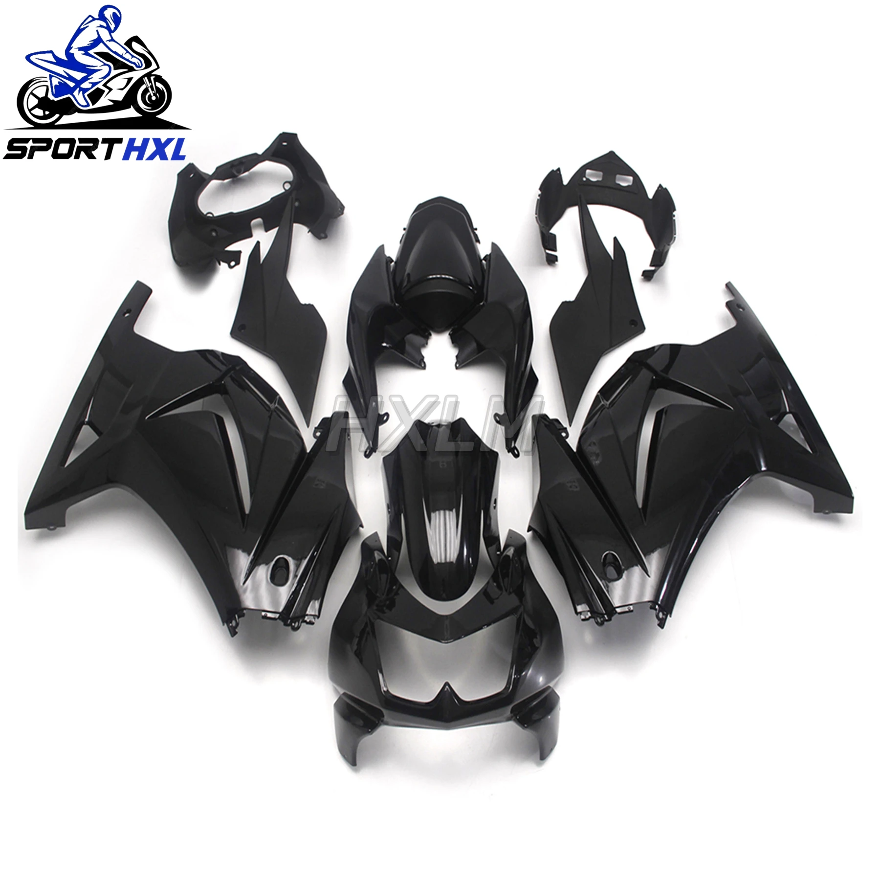 

For Kawasaki Ninja 300 250/R EX250 EX300 Z250 Z300 2013-2017 Side Fairing ABS Carbon Fiber Fibre Pattern Motorcycle Cover Parts