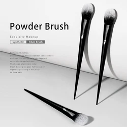 Kat Von D- Makeup Brush 25 Blush Brush Soft Fiber Hair Elegant Black Handle Brand Makeup Brushes for Woman