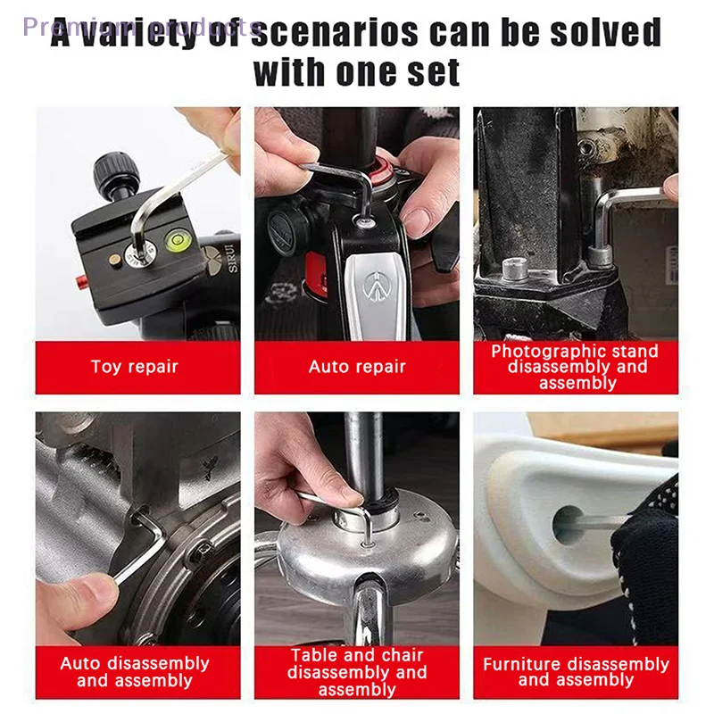 

8 шт., легко носить с собой, шестигранный ключ, инструменты для ремонта велосипедов, метрический ключ, дюймовый ключ L, размер шестигранного ключа, набор инструментов с короткой рукояткой