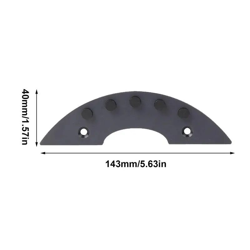 Longboard Tail Guard Spark Plates, pression de Longboard, Friction Spark Tool, noir, accessoire de skateboard pour Cool, 2 pièces