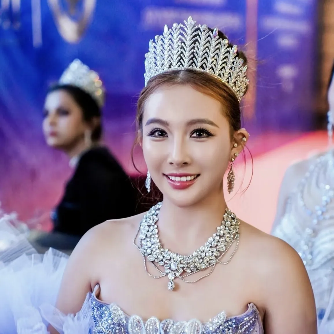 Princess Wheat Spike Hair Crown Beauty Pageant Stage Show Award Headwear Bride Evening Banquet Dress Tiara for Women