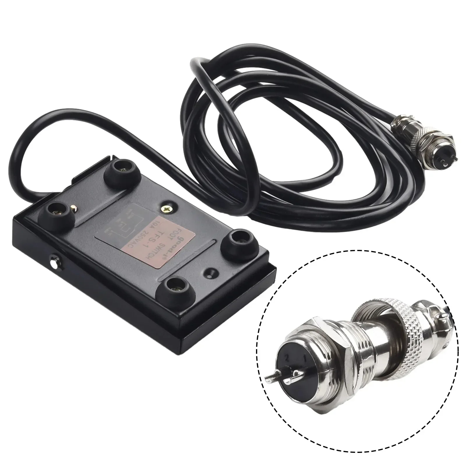 

Spot Welded Foot Pedal Welding 1pc Metal TFS-1 Welder 2/3-pin 2m Accessories Anti-skid Cutting Foot Controller