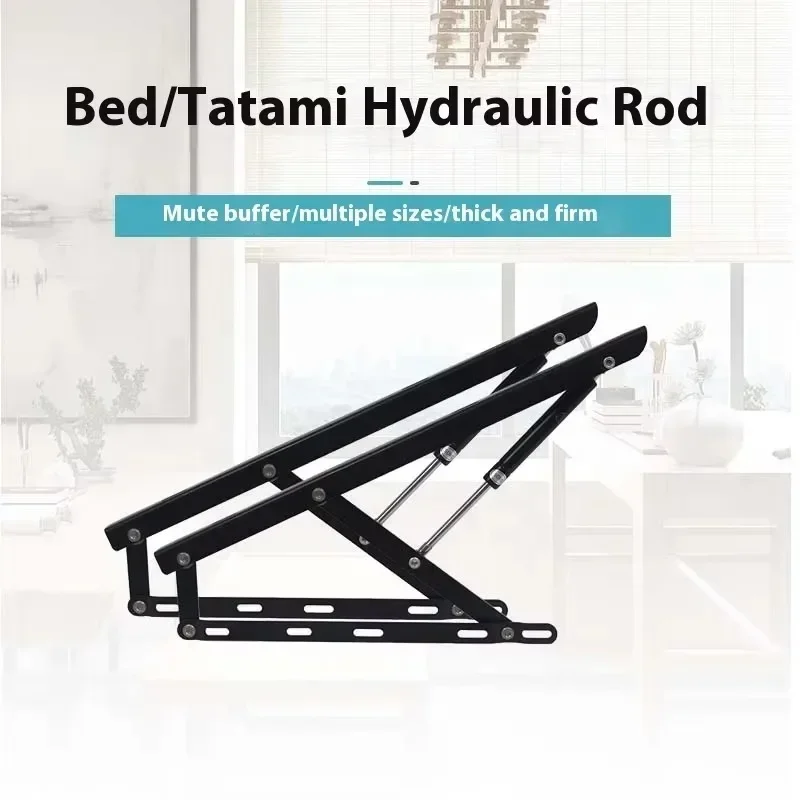 Modern Design Double Air Pressure Support Rod Bed Tatami Plate Frame Buffer Lifting with Hydraulics