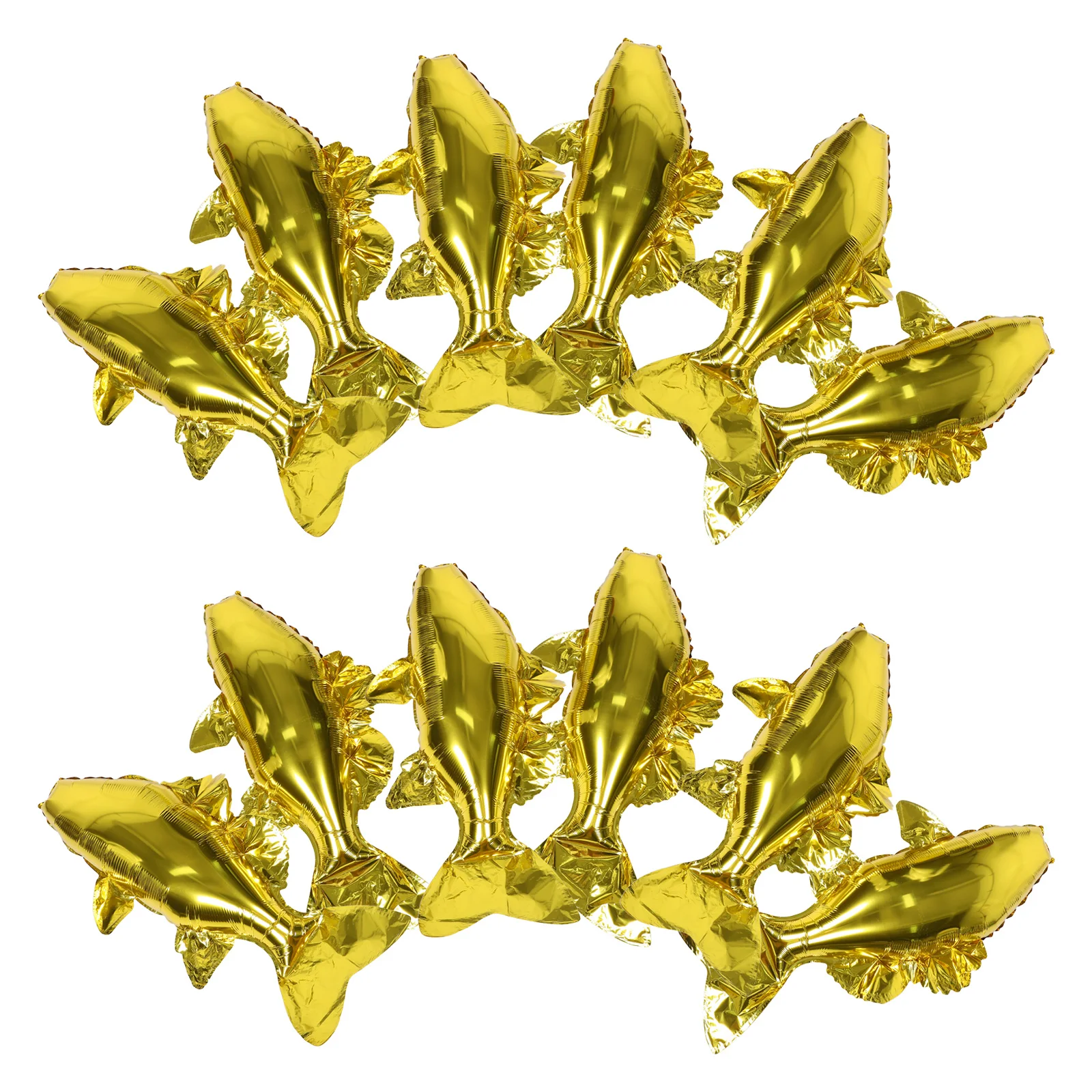 

12Pcs Goldfish Aluminum Foil Balloons Realistic Fish Balloons Birthday Baby Shower Ocean Party Decor Fish Birthday Balloon