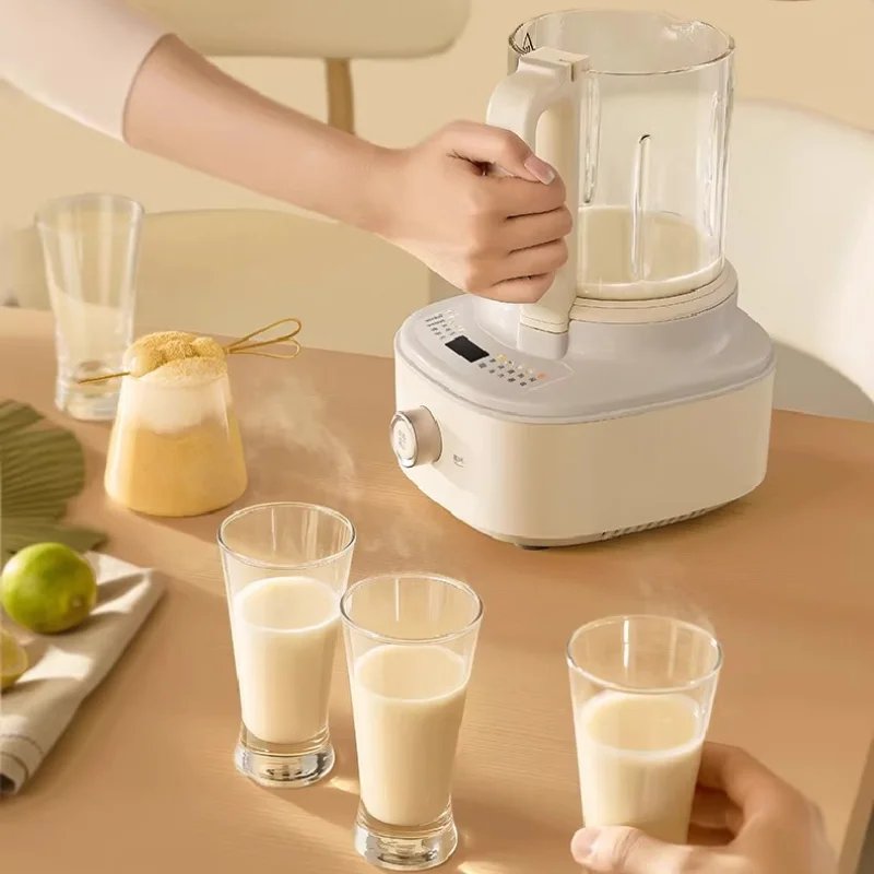 

New Compact Automatic Wall Breaker Soundproof Cover No Residue Soymilk Maker Juicer Rice Paste Food Processor for Home