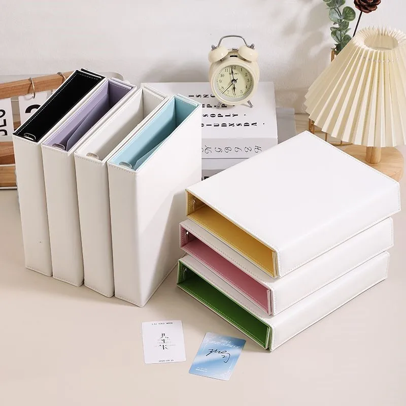 Binder A5 Photocard Sammeln Buch Magnetische Schnalle Große Kapazität Karte Halter PU Leder Idol Foto Karte Sammlung Album ZF932