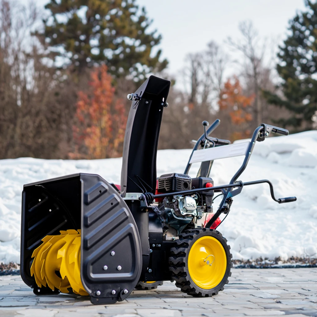Small Hand Push Snowplow Snow Machine Economy Snow Blower for Sale