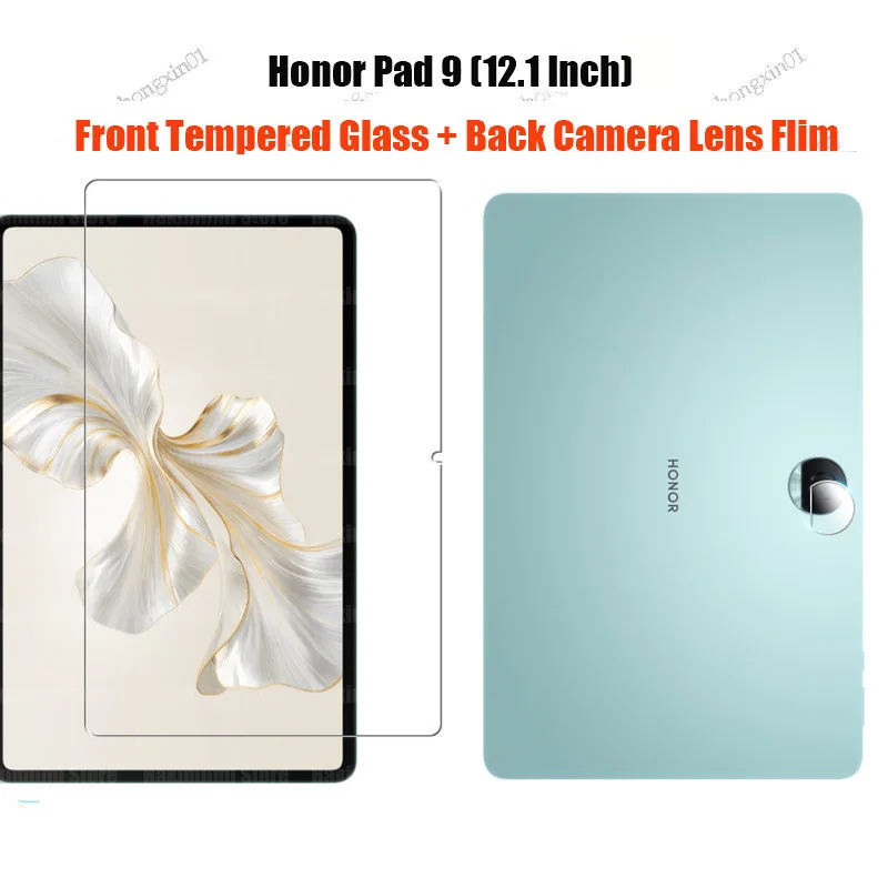 Für huawei honor pad 9 12,1 zoll HEY2-W09 HEY2-W19 1 front screen protector + kamera protector weiche pet hydro gel film