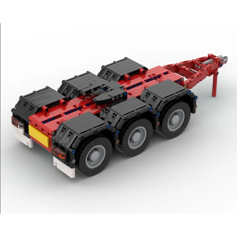 

MOC-257646 New Classic Small Three-Axle Trailer Building Block Model MOC Creative Boys Children's Birthday Christmas Toy Gift