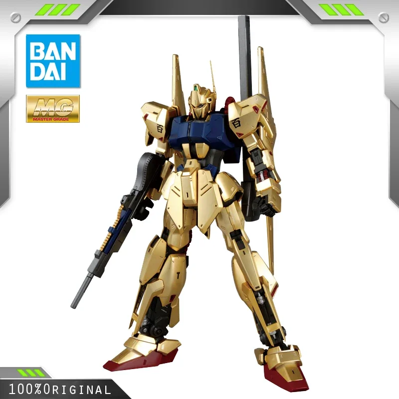 BANDAI Anime MG 1/100 MSN-00100 Hyaku Shiki GUNDAM Assembly Plastic Model Kit  Action Toy Figures Gift