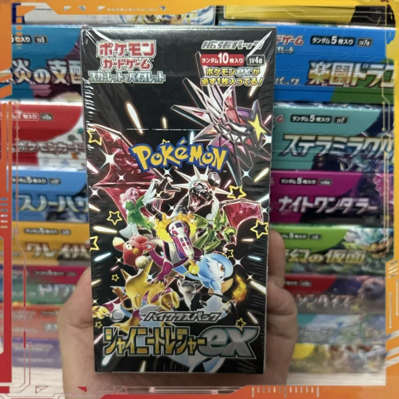 

Genuine PTCG Cards Japanese Sv4a Flash Treasure Zhu Zi EX Advanced Booster Pack Heterochromatic Flash Collection Cards Toy Gift