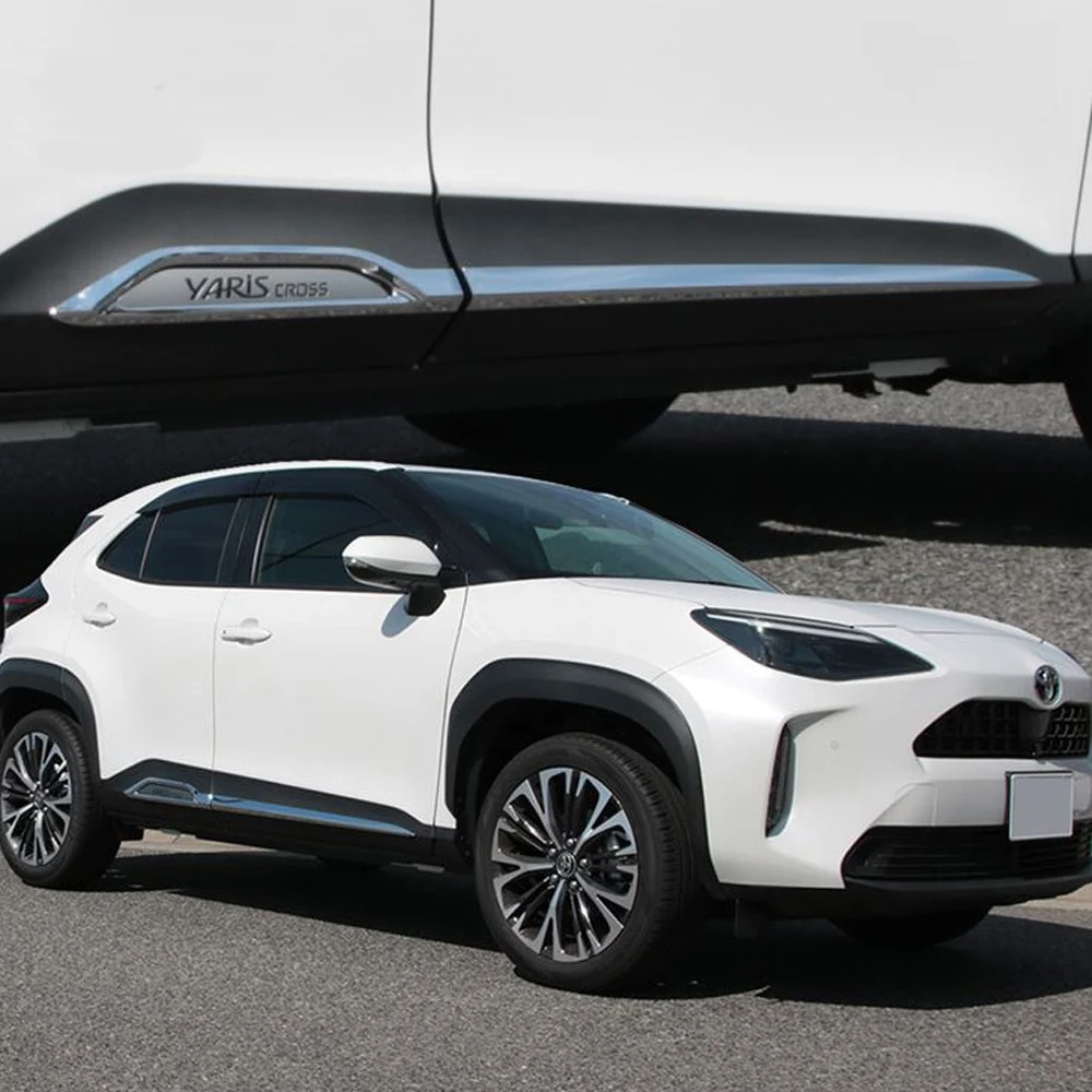 

На 2021 2022 2023 Toyota Yaris Cross, боковая молдинговая накладка на дверь автомобиля, комплекты кузова, аксессуары