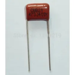 10pcs CBB capacitor 473 400V 473J 0.047uF 47nF P10 CBB21 Metallized Polypropylene Film Capacitor 5%