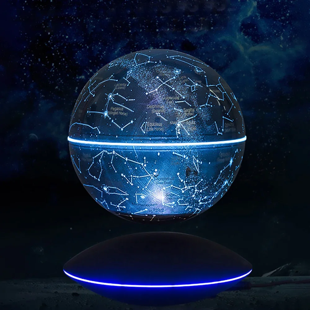 6 Inch Suspended Luminous Rotation Office Decoration Creative Birthday Gift Magnetic Levitation Globe Living Room