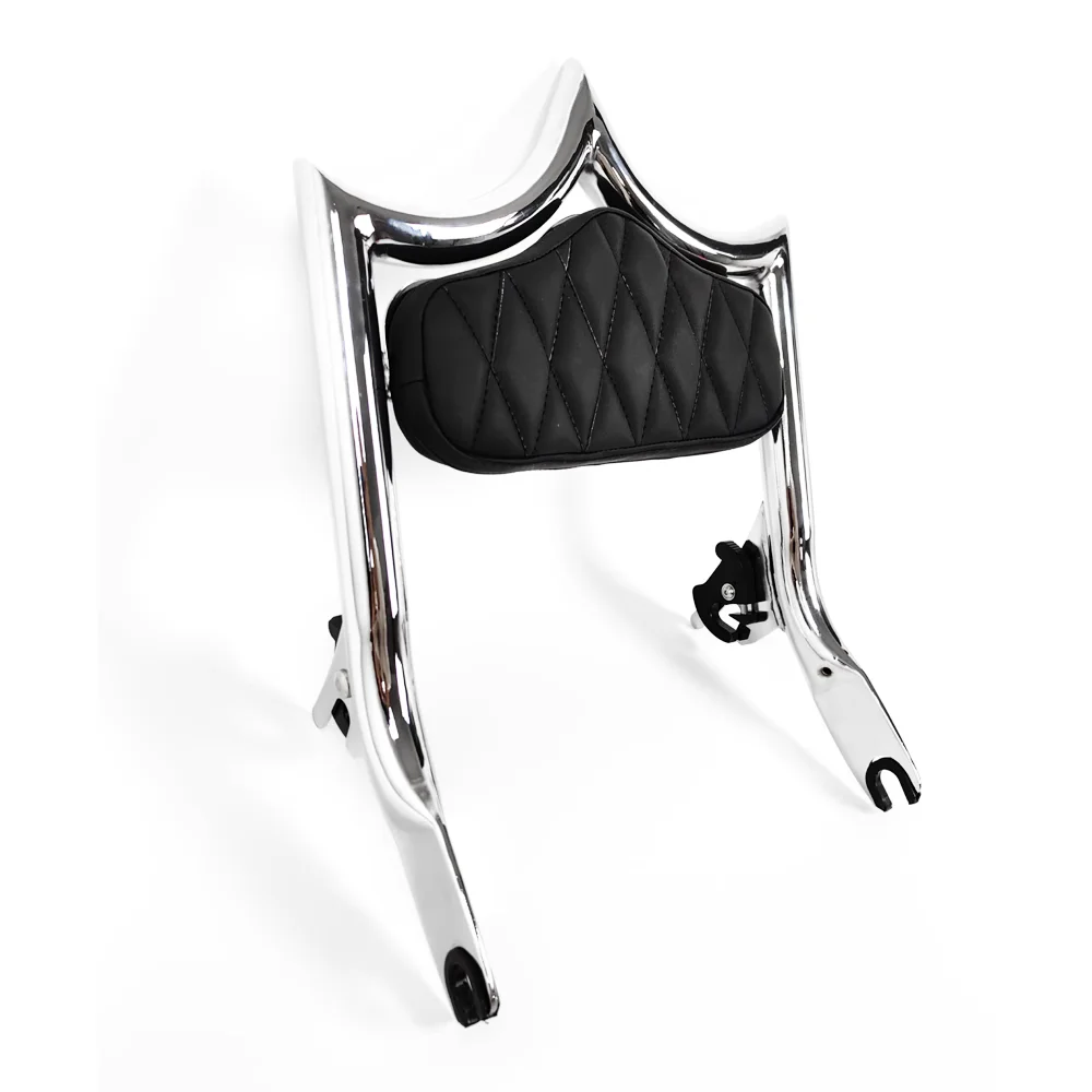 For Harley-Davidson Street Road Glide and Road King Quick-Release Crown-Shaped Arch Backrest