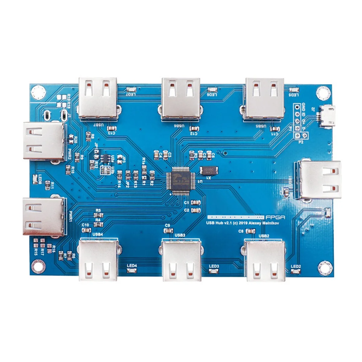 For Mister FPGA IO Analog Board V6.1+USB Hub V2.1 Board+Fan for Terasic DE10-Nano Mister FPGA