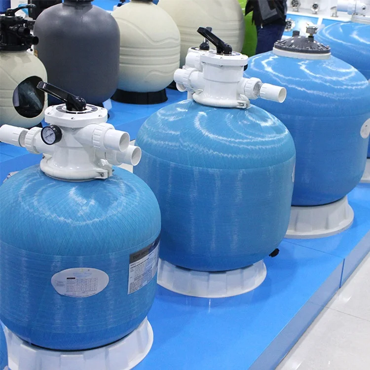 commercial or home swimming pool water treatment system fiberglass top mount sand filter for swimming pool