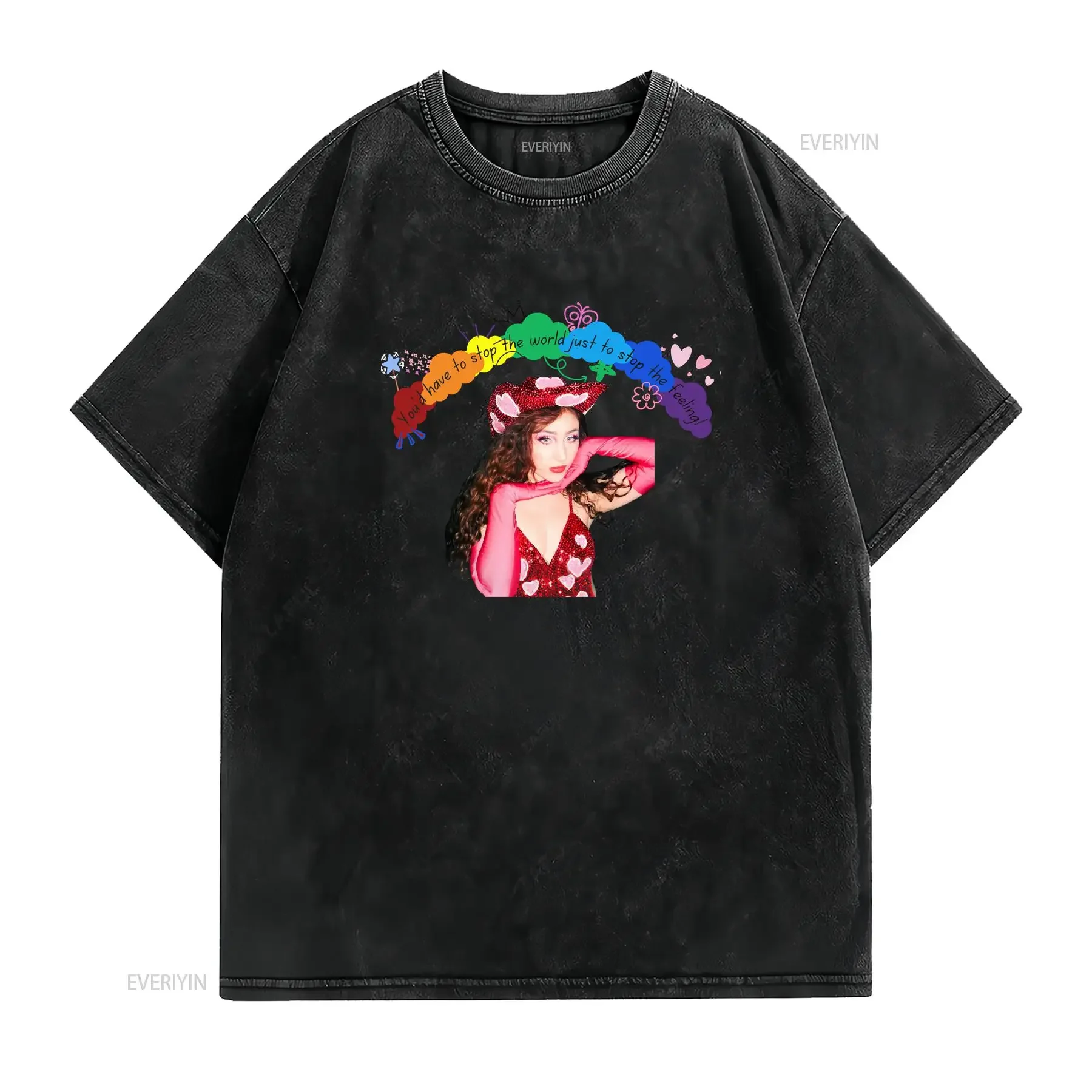 Chappell Roan Merch tee ConcerT T Shirt The Rise and Fall of a Midwest Princess y2k s for her Hot to go vintage Washed