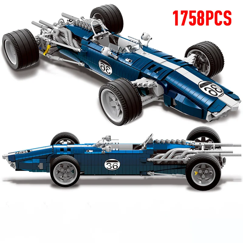 

1758PCS City F1 Super Sport Racing Car Model Building Blocks MOC Vehicle Bricks Assembly Educational Toys For Children