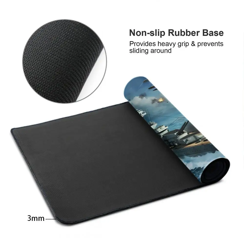 Game World of Warship Mouse Pad Keyboard Mousepad large 600X300 mm Desk Mat PC Gaming High definition printing Table pad