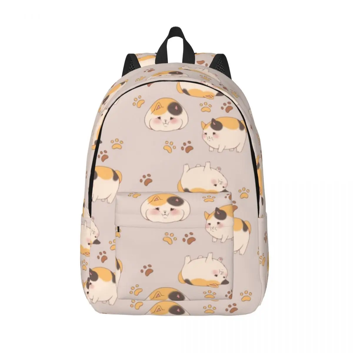 Animais Pet Daypack para Adolescentes, Fat Cat School Bookbag, Middle High College Gift, Bookbag para Estudantes