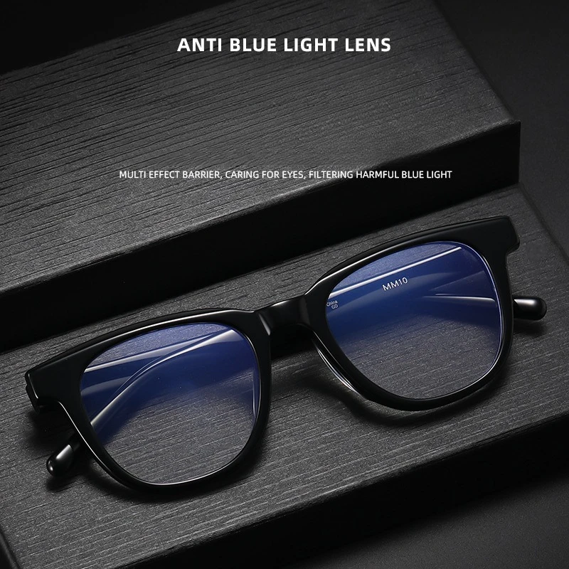 YONGLAN  Popular Square Graduated Progressive Multifocal Glasses Handmade Acetate Myopia Lenses Woman