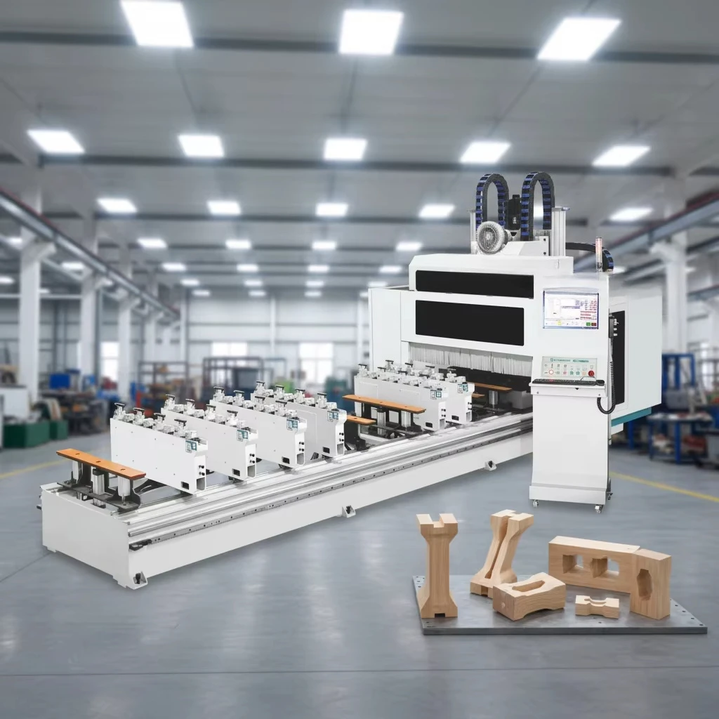 JR-5013 Foshan Factory CNC Automatic High-Accuracy Motorized Wood Tenoning & Mortise Machine
